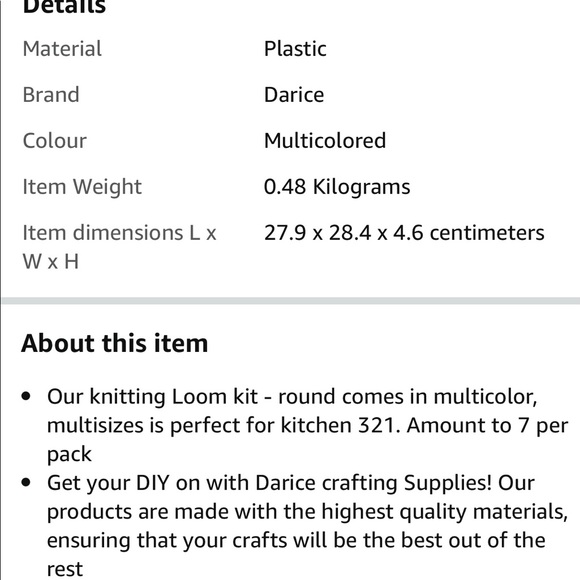 Knitting Loom Kit with Yarn - Picture 3 of 7